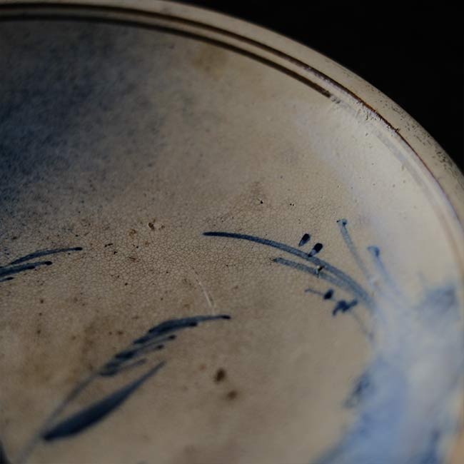 Awake and Moon Painted Blown Ink Plate
