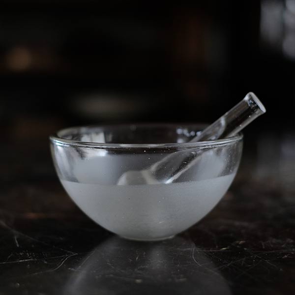 ガラスの乳鉢 φ12.3cm