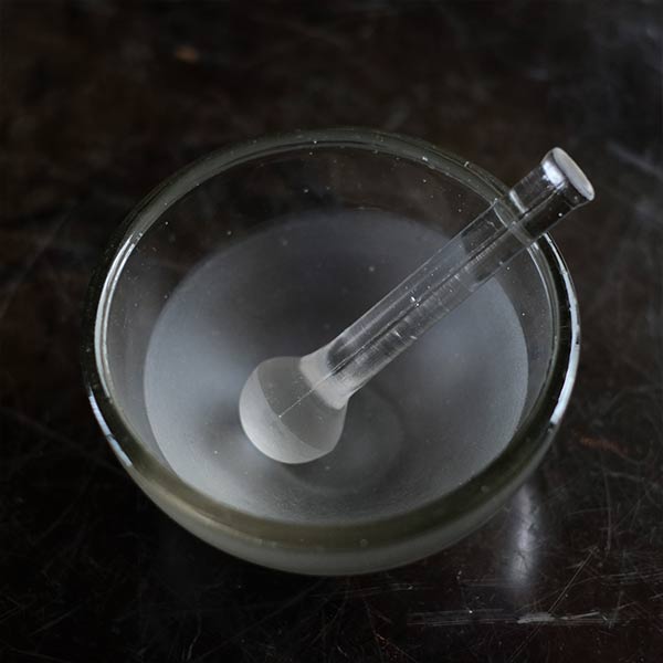 ガラスの乳鉢 φ12.3cm