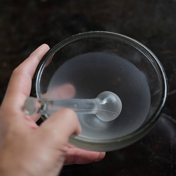 ガラスの乳鉢 φ12.3cm