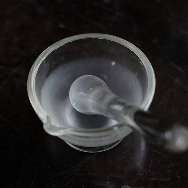 ガラスの乳鉢 φ12cm