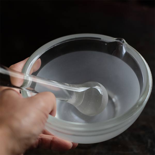 ガラスの乳鉢 φ15cm