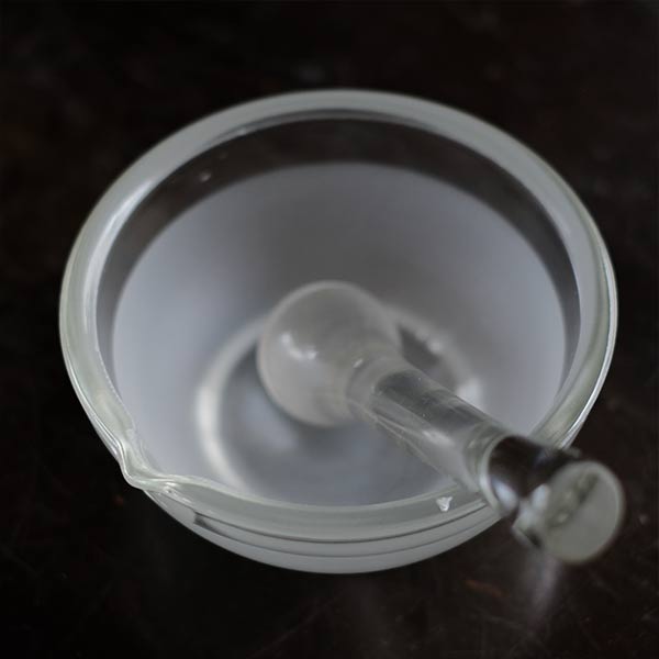 ガラスの乳鉢 φ15cm