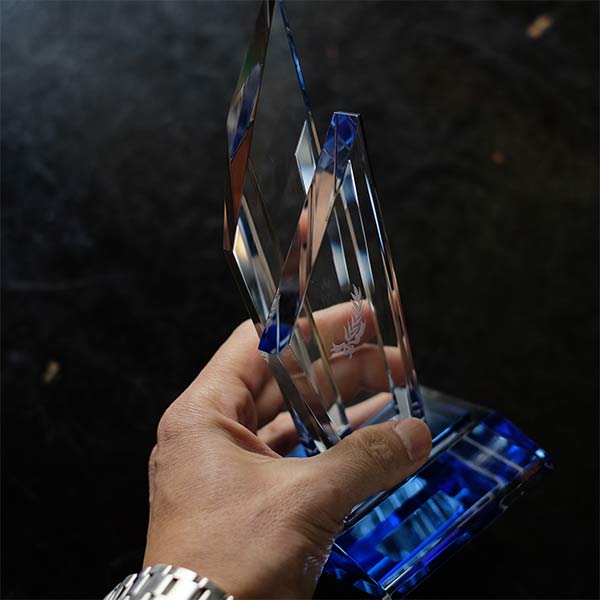 ガラスのオーナメント