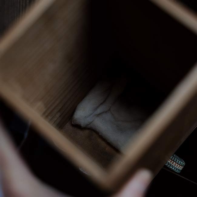 ガラスの徳利(箱付き)