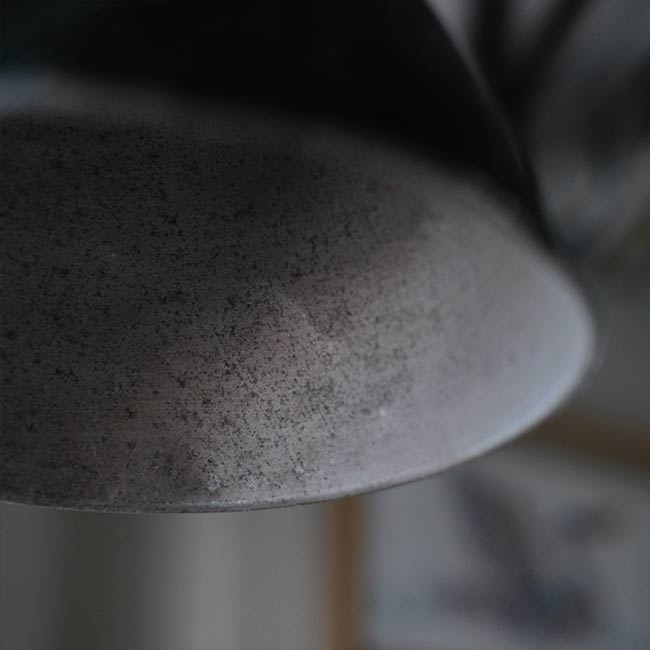 Aluminum shade pendant light