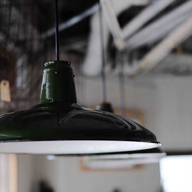 Enamel factory light