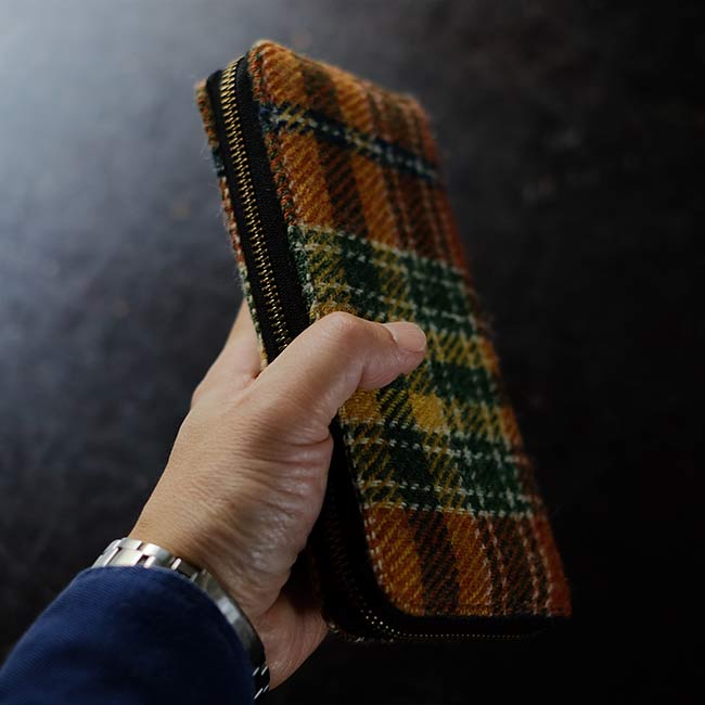 HARRIS TWEED long wallet