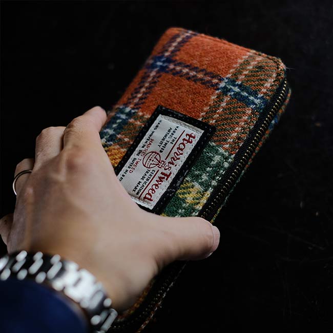 HARRIS TWEED long wallet