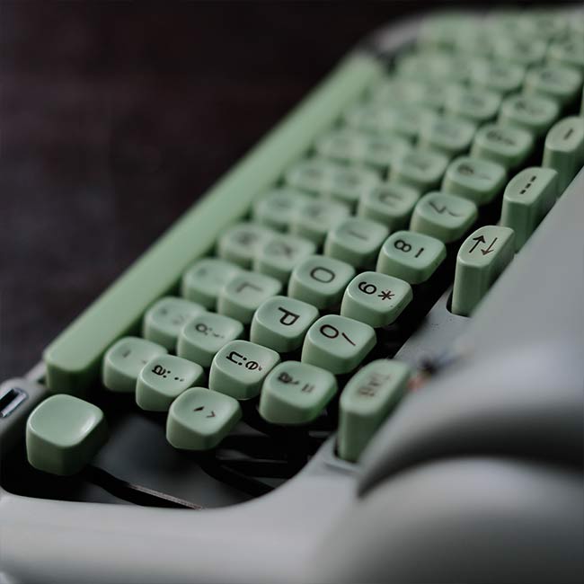 HERMES 3000 typewriter ink ribbon replaced