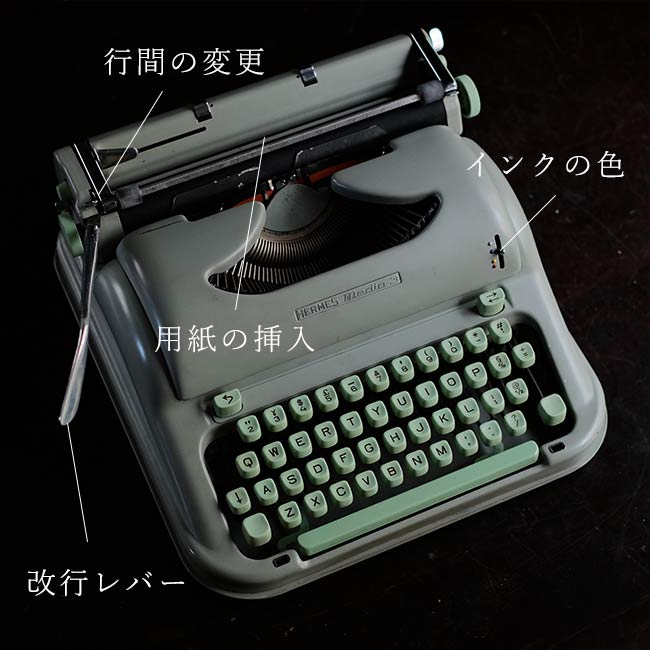 HERMES Media3 typewriter ink ribbon replaced
