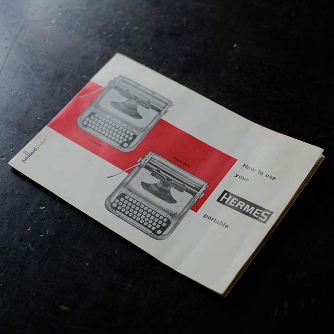 HERMES Media3 typewriter ink ribbon replaced