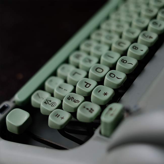 HERMES Media3 typewriter ink ribbon replaced