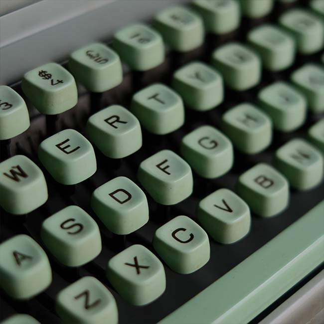 HERMES Media3 typewriter ink ribbon replaced