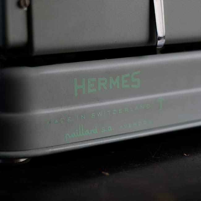 HERMES Media3 typewriter ink ribbon replaced