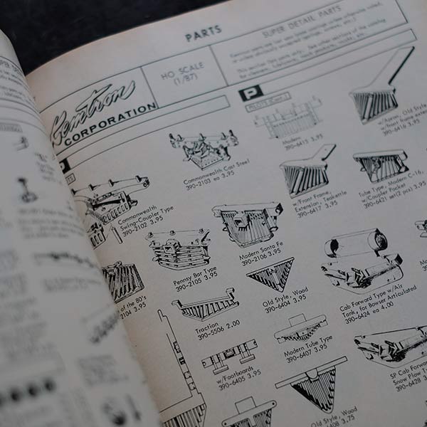 HO RAILROAD CATALOG & CRAFT TRAIN REFERENCE MANUAL