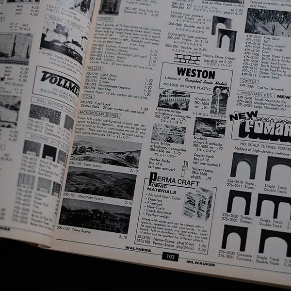 HO RAILROAD CATALOG & CRAFT TRAIN REFERENCE MANUAL