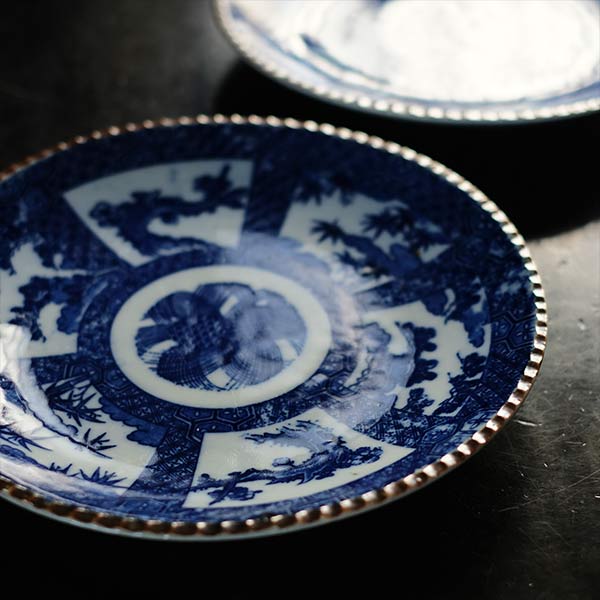 Pine, bamboo, and plum design plate