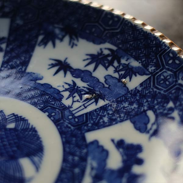 Pine, bamboo, and plum design plate