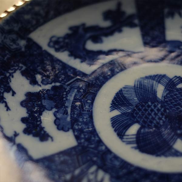 Pine, bamboo, and plum design plate