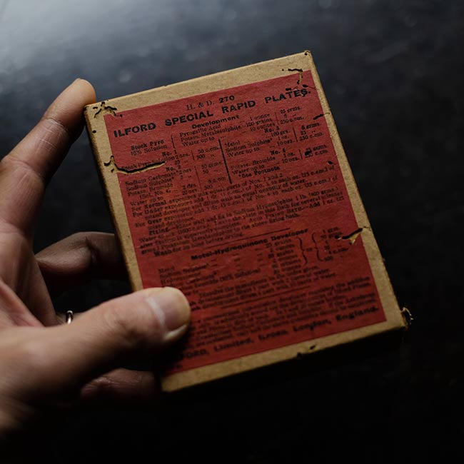 ILFORD SPECIAL RAPID PLATES Glass dry plates