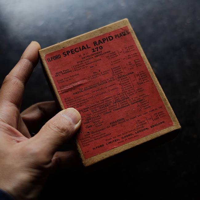 ILFORD SPECIAL RAPID PLATES Glass dry plates