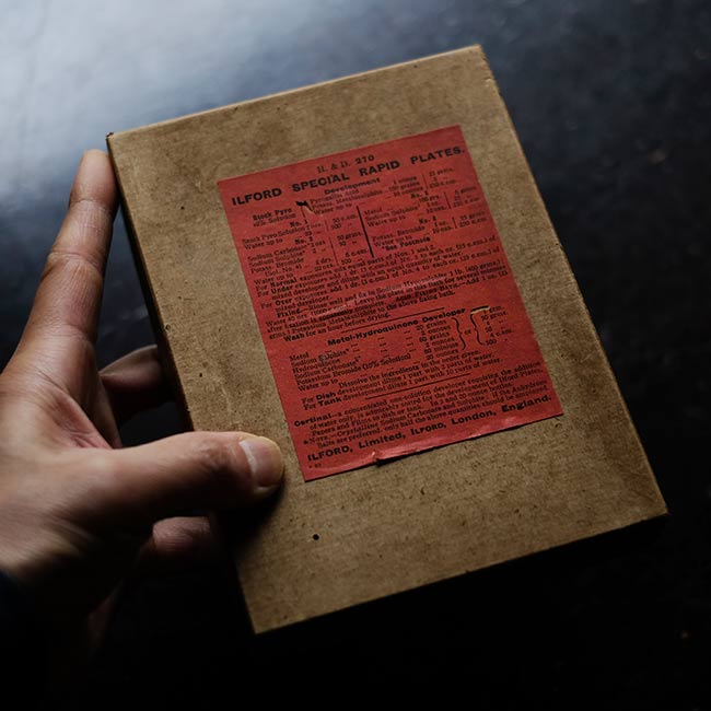ILFORD SPECIAL RAPID PLATES Glass dry plates