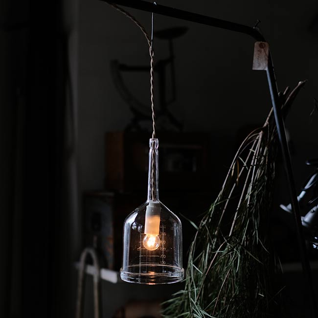 Drip glass lamp