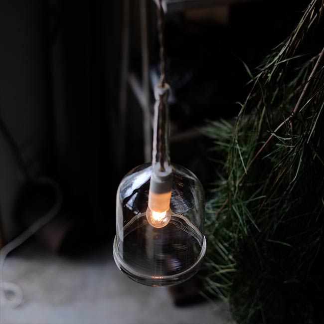 Drip glass lamp