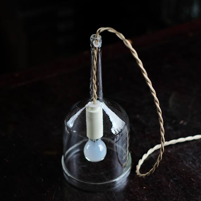Drip glass lamp