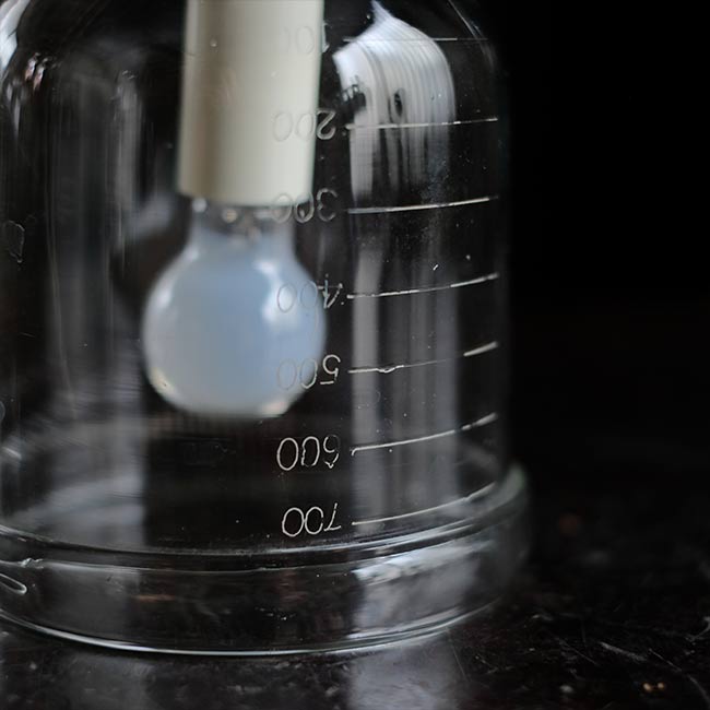 Drip glass lamp