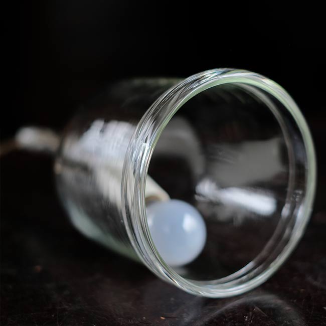 Drip glass lamp