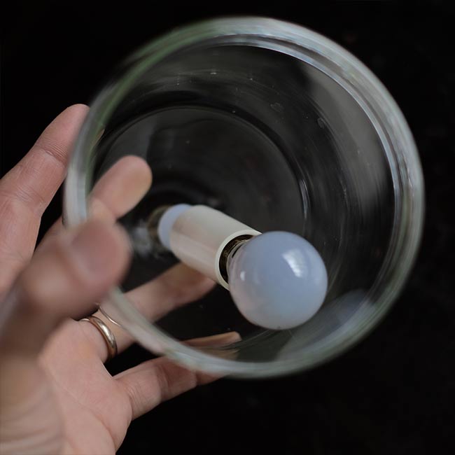 Drip glass lamp
