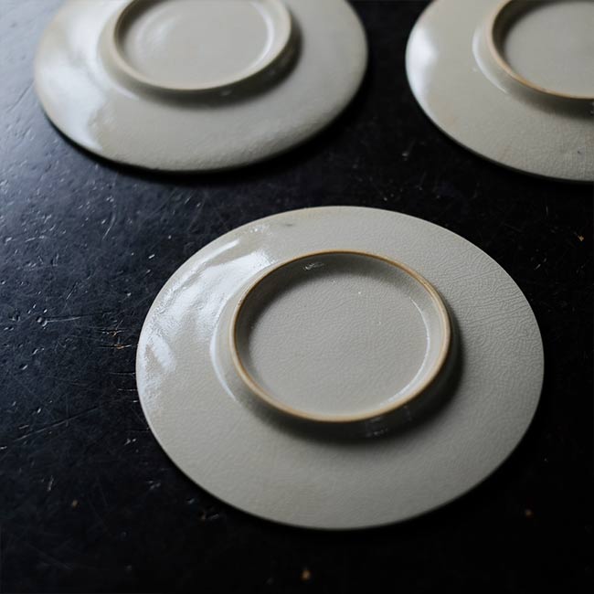 Hard ceramic cup and saucer