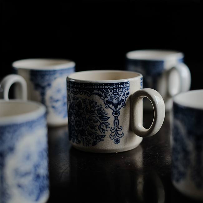 Hard ceramic cup
