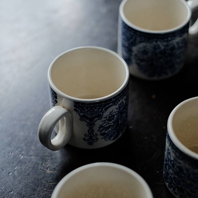 Hard ceramic cup