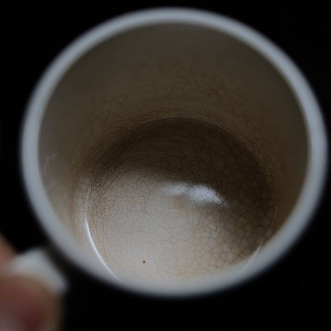 Hard ceramic cup