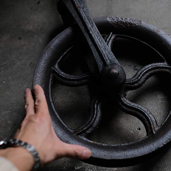 Cast iron pulley