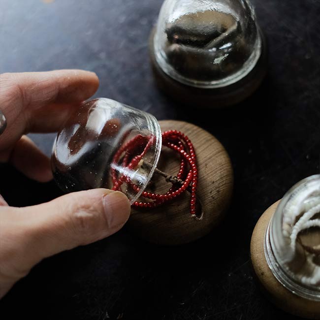 小さなガラスドーム