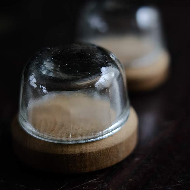 小さなガラスドーム