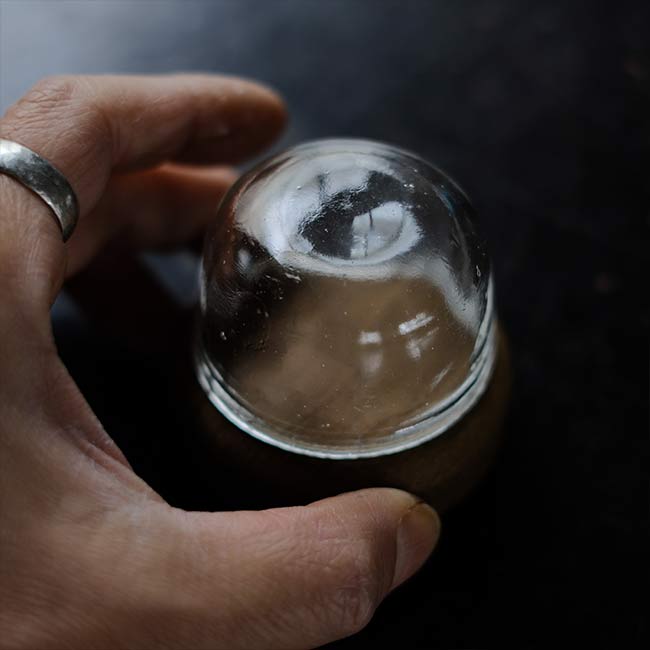 小さなガラスドーム