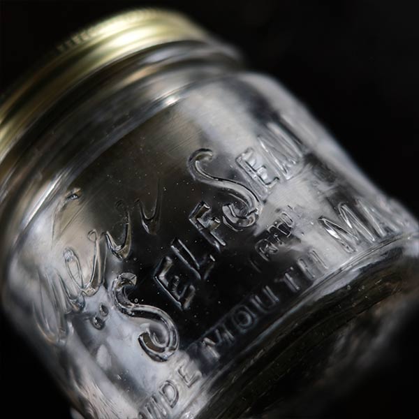 Kerr Self Sealing Mason Jar 16oz 1920's