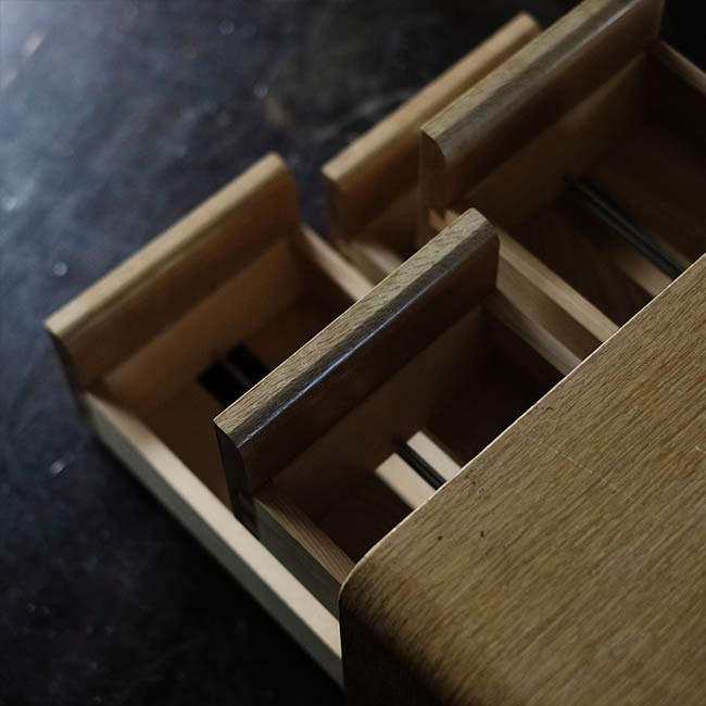 Wooden file storage
