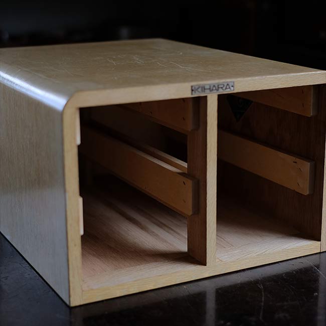 Wooden file storage
