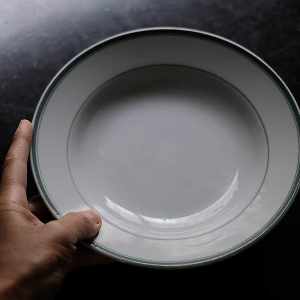 National dish deep plate φ23cm