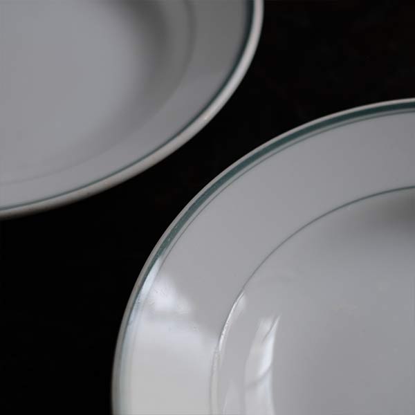 National dish deep plate φ23cm