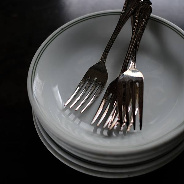 National dish medium plate φ17.5cm
