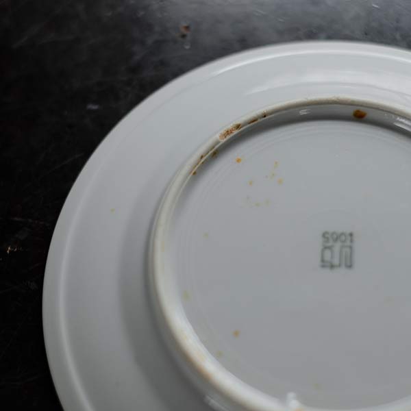 National dish medium plate φ18-19cm