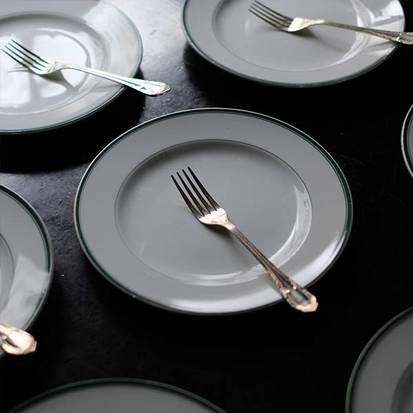 National dish medium plate φ23cm