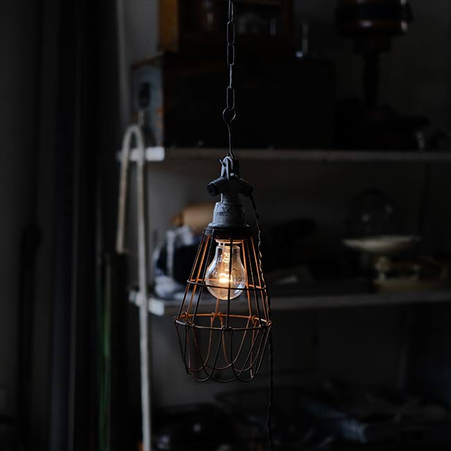 Factory work lights
